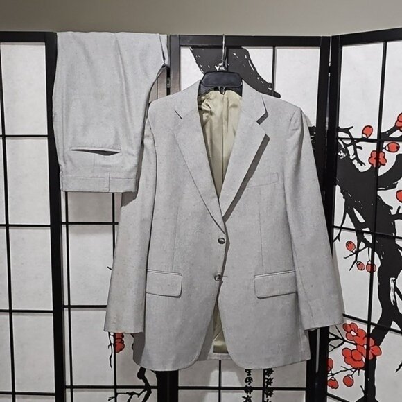 Richmond Brothers Tailored Two Piece Vintage Suit Blazer and Pants Size 40R - Picture 11 of 11